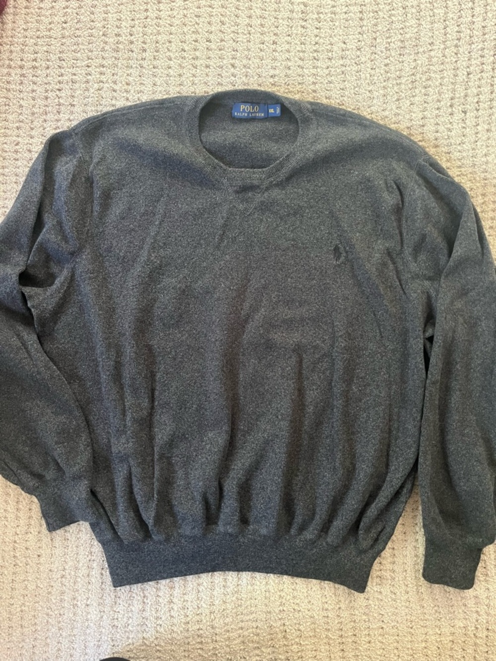 Ralph Lauren Charcoal Crewneck Sweater